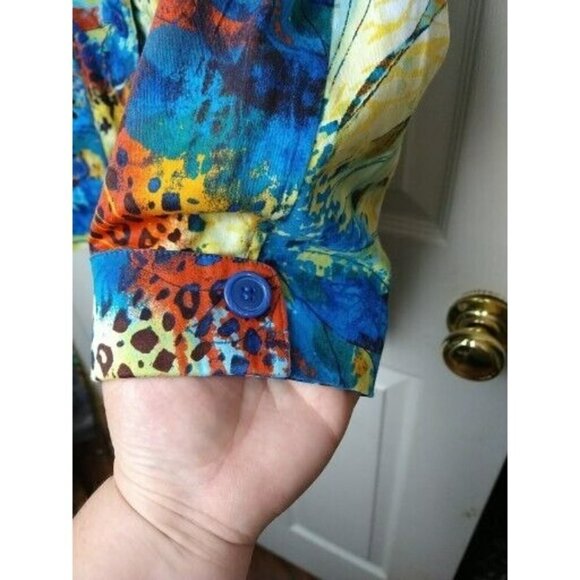 TONI Morgan Women's Long Sleeve Collared Front Button Shacket. Size L - Picture 4 of 15